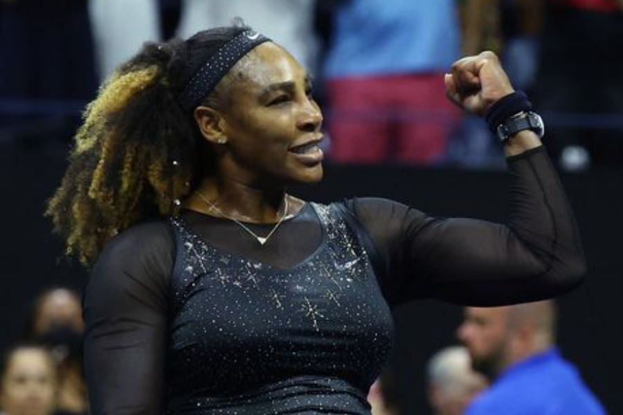 Successful Match: Serena Williams celebrates her triumph over Estonias Anett Kontaveit in the second round of the U.S. Open on Aug. 31, 2022