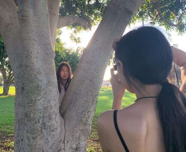 Personal Project: Celline Lee photographing Kaili Quynh for a personal project.
