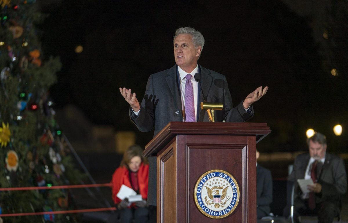 Monumental Moment: Former U.S. House Speaker Kevin McCarthy becomes the first speaker in the U.S. to be ousted from the job through a House vote. (Photo by Tom Brenner)