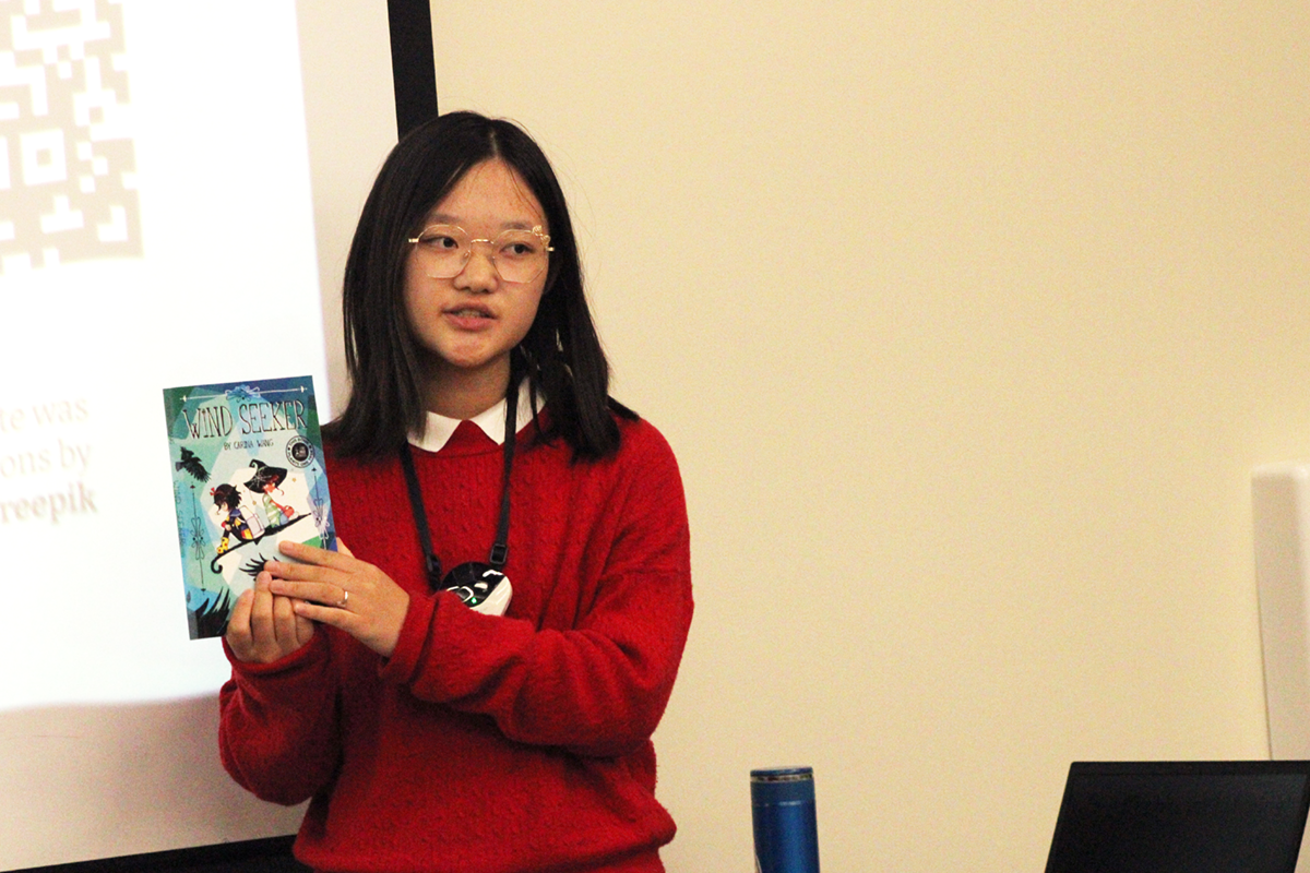 Experienced Author: Senior Carina Wang has been writing since the age of 7 and continues her passion through her new book, “Wind Seeker,” aimed towards environmental efforts.