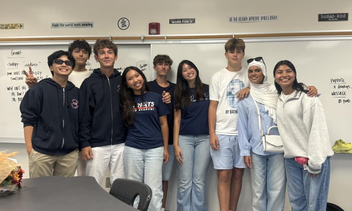 Welcoming France: Oxford Academy ASB seniors Kyle Phan, Charlena Tran, Samantha Reyes, and Yarely Martinez integrate their French exchange students into American school life. 