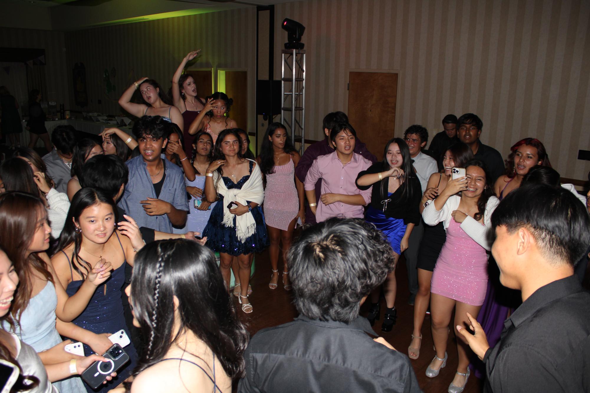 Students enjoy "A Night of Floating Lights" at Fall Ball