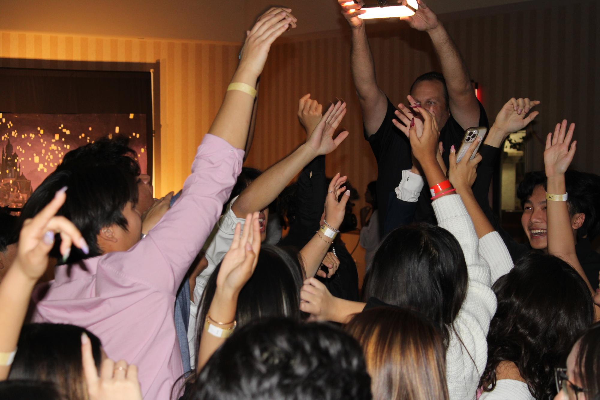 Students enjoy "A Night of Floating Lights" at Fall Ball