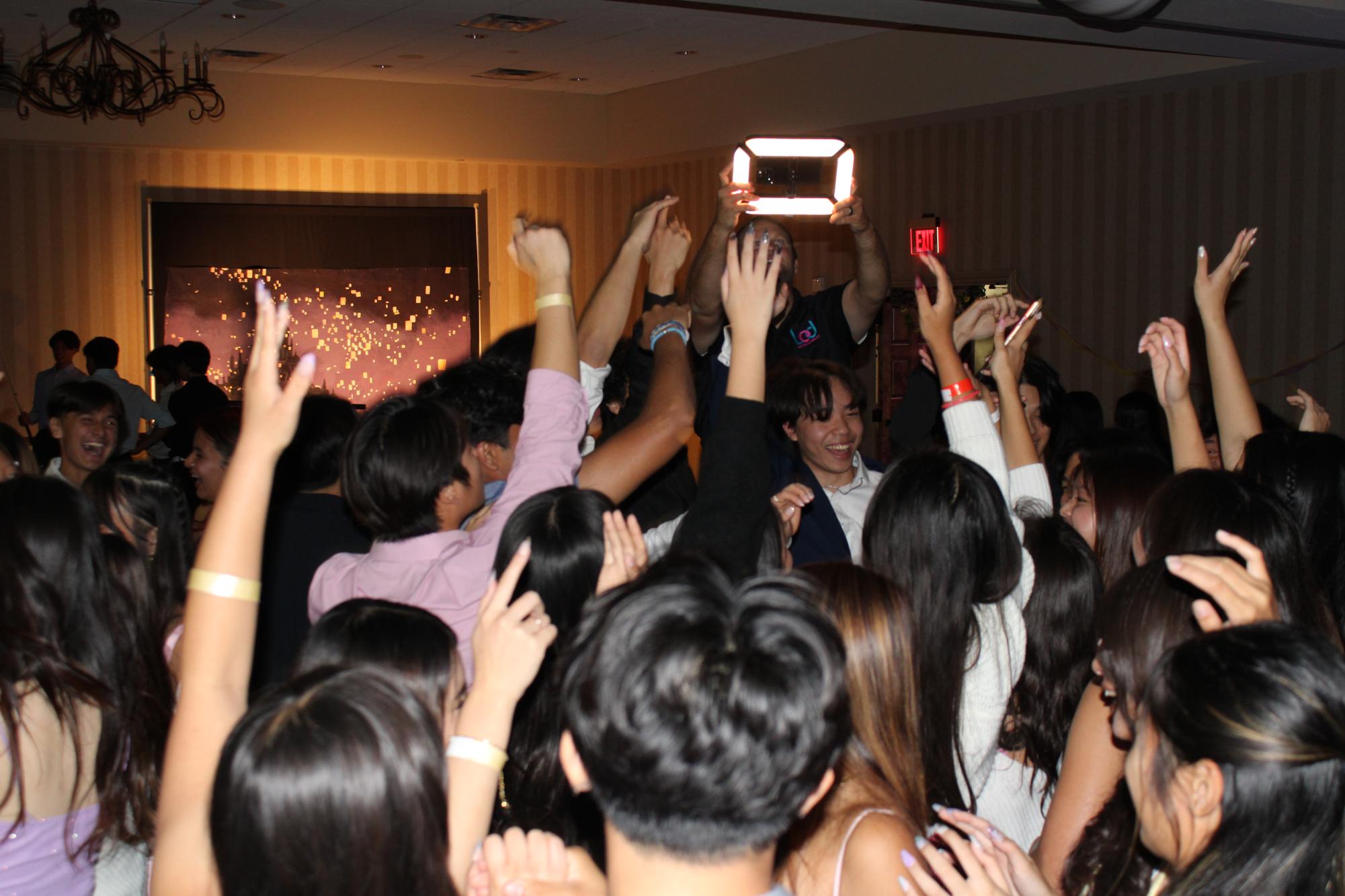 Students enjoy "A Night of Floating Lights" at Fall Ball