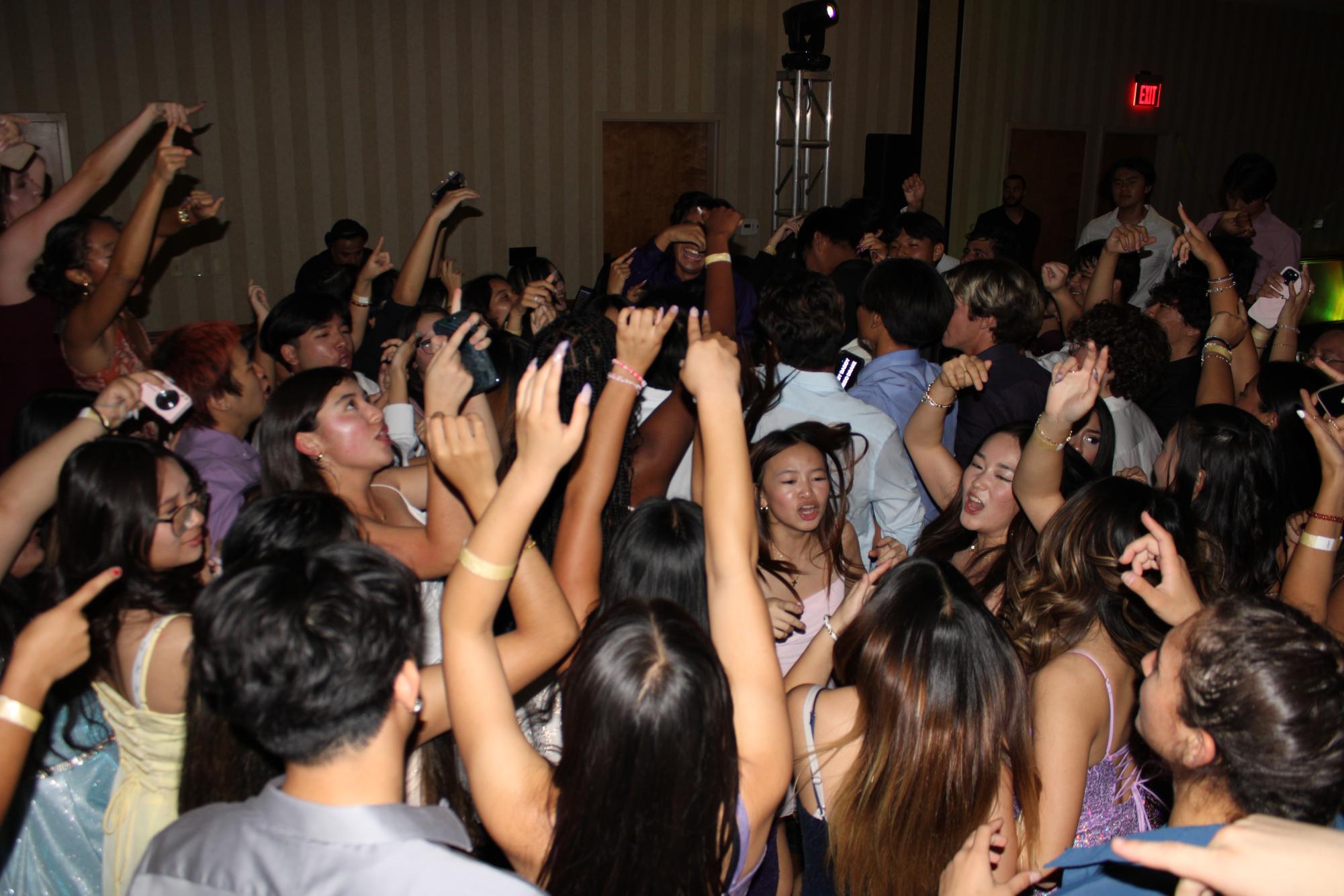 Students enjoy "A Night of Floating Lights" at Fall Ball