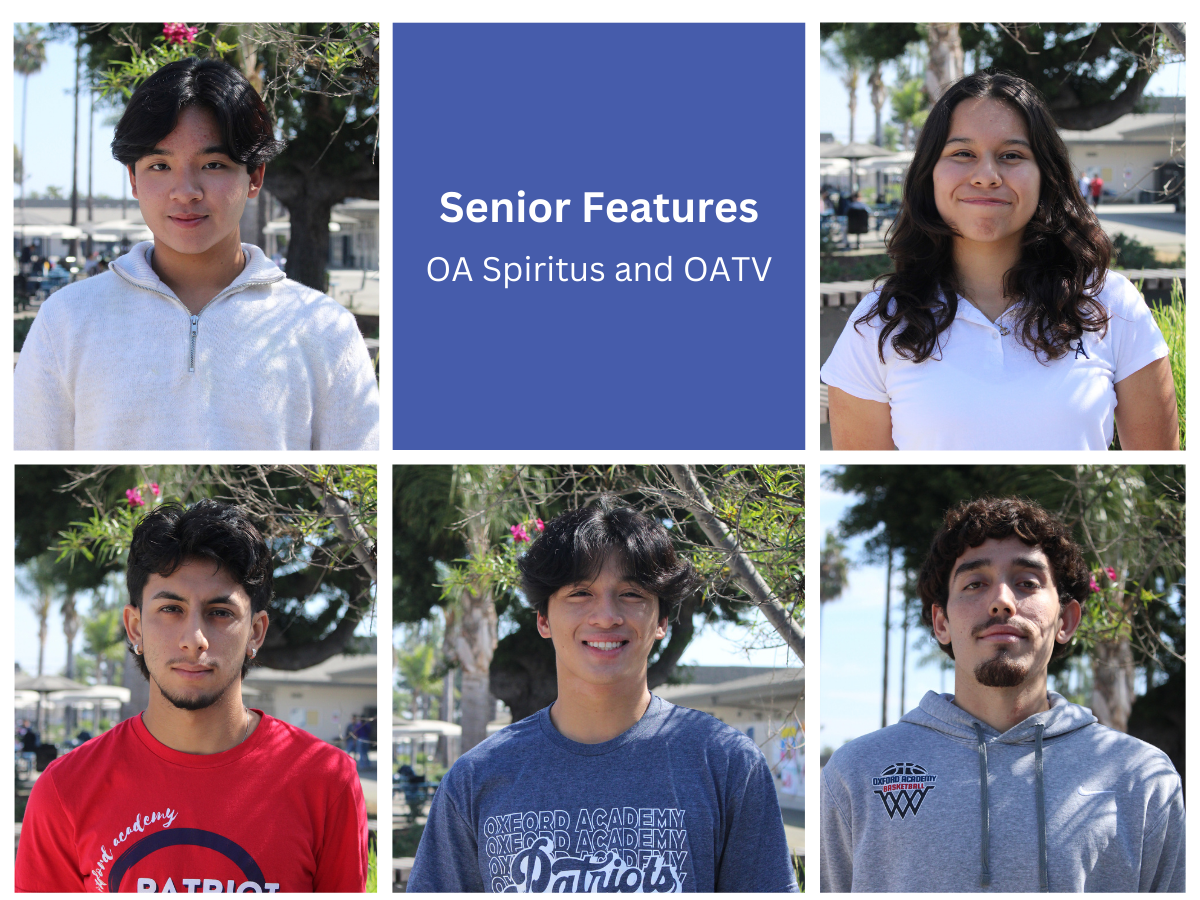 Student Spotlight: OA Spiritus and OATV seniors recant what it’s like to be on staff. Collage by Miriam Santos