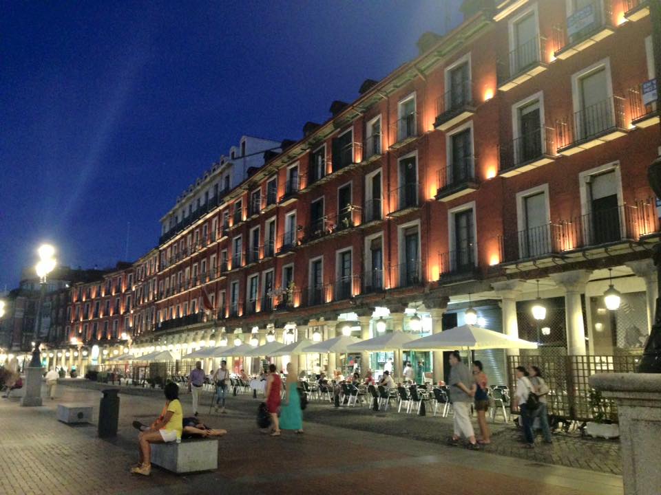 COMMUNITY SPACE: The plaza mayor in Valladolid, Spain, is an example of the kinds of third places that are part of the culture of other countries.