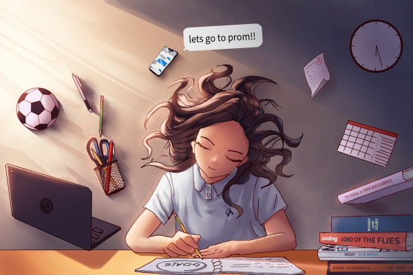 Getting ready for high school: organize, join new activities, and set goals to better your high school transition. 