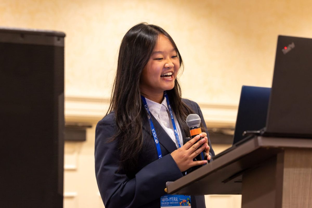 CHAMPIONING COMMUNITY HEALTH: Annie Gao details strategies to prevent opioid misuse and explores youth activism with her peers. (Photo by Riverview Photography)