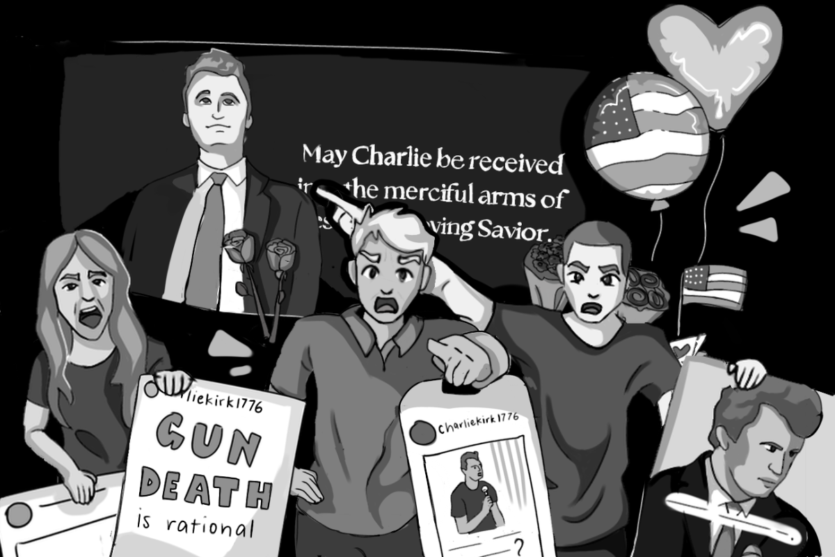 THE FLAMES OF WITHERING INJUSTICE: Glossing over Charlie Kirk's many hateful comments encourages biased censorship and endorses his contributions to nationwide oppression.