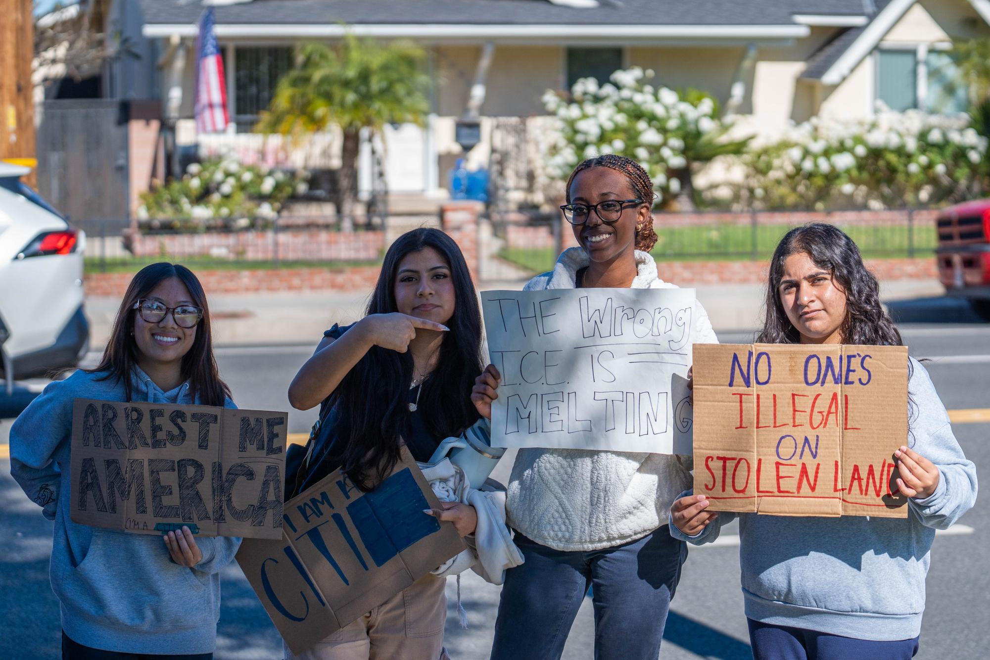 OA students walk out in protest against ICE