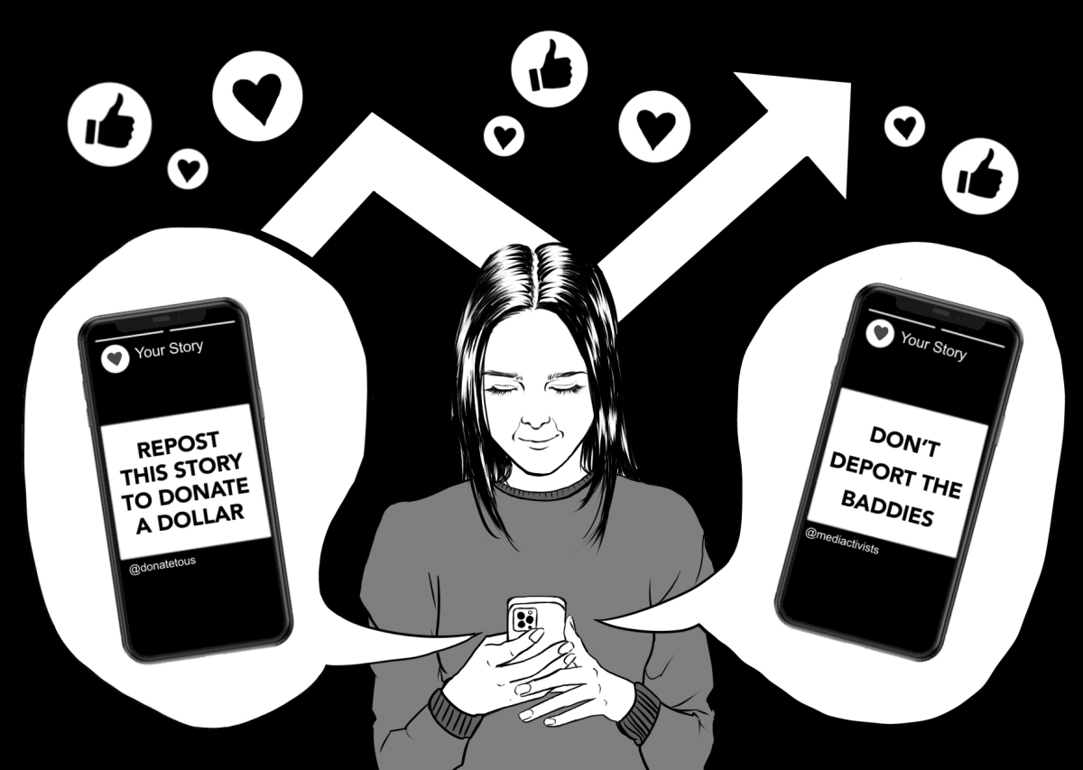 SUPERFICIAL PRIORITIES: Online activism without civil participation lacks the ability to incite change. 