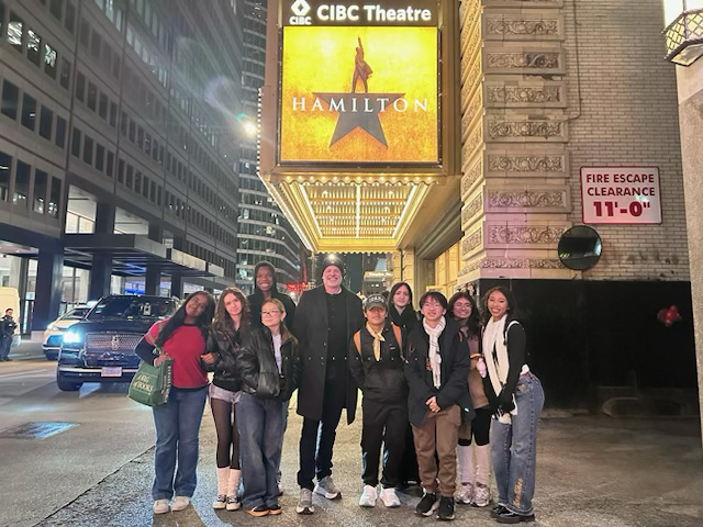 MAKING MEMORIES: Oxford Academy’s choir performed in Chicago and explored many musical experiences in the city. (Photo courtesy of Isabella Sanchez)